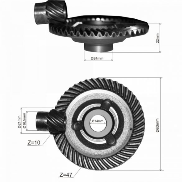 BOSCH GWS18-230 FOGASKERÉK KÉSZLET GYÁRI