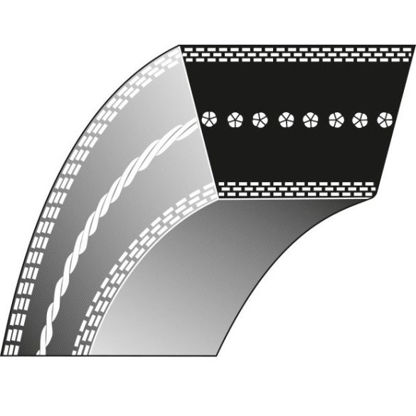 ÉKSZÍJ HAJTÁS MTD B155 5/8"X47" (19-25014)