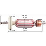 BOSCH GWS15-125 CI CIE GWS17 FORGÓRÉSZ (1607000V35)