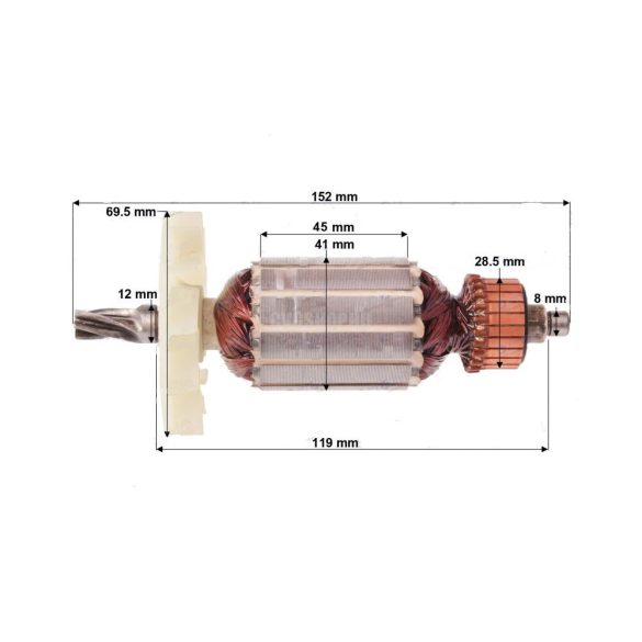 SDS+ FORGÓRÉSZ KÍNAI GÉPEKHEZ 5 FOGAS